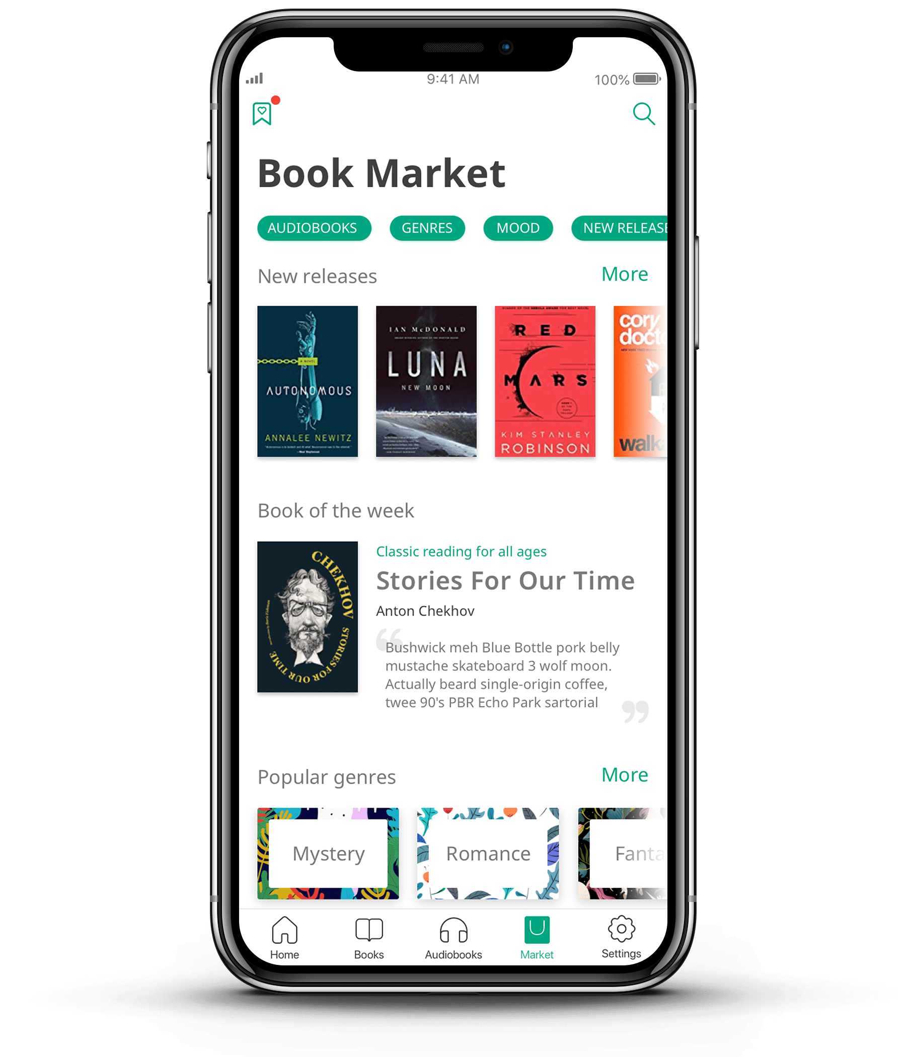 Aplicações de leitura