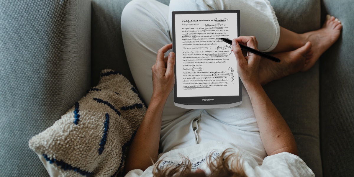 PocketBook InkPad X Pro: excelente experiência de leitura e escrita de notas num ecrã amplo de 10,3"