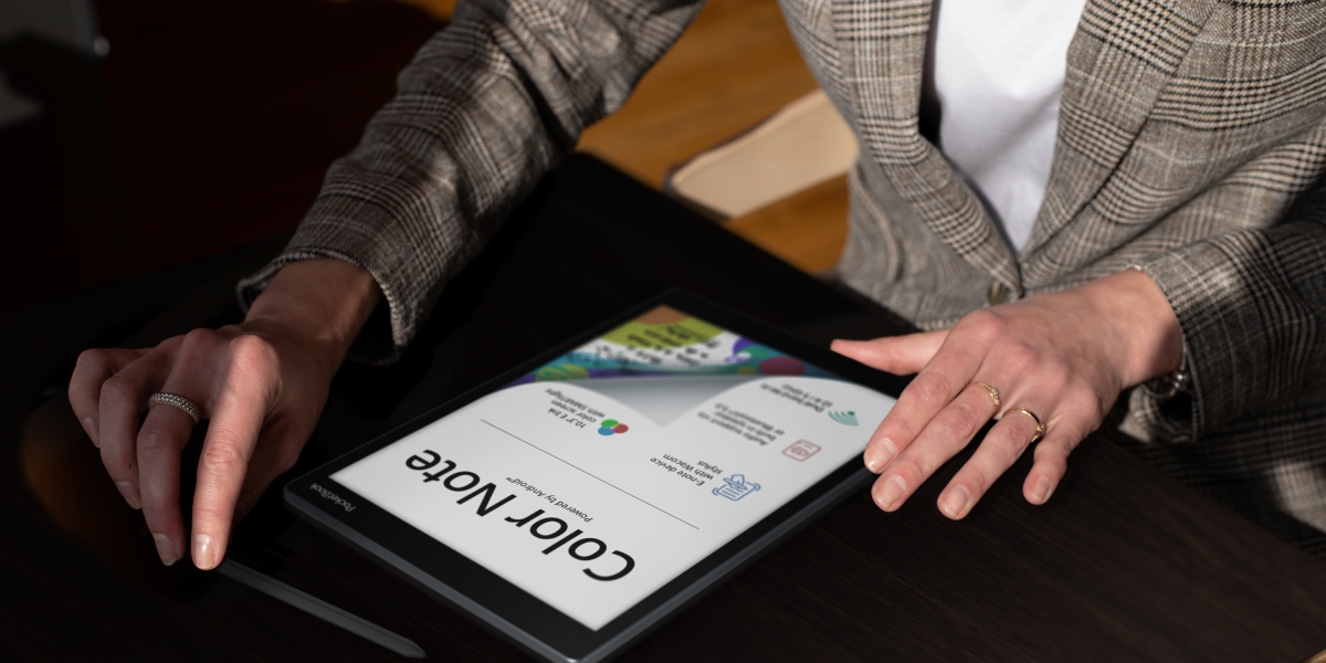 PocketBook Color Note: anotações perfeitas a cores num ecrã E Ink Kaleido 3 de grandes dimensões